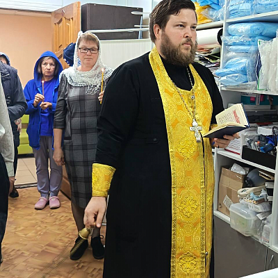 Клирик Молитовского округа освятил подстанцию скорой медицинской помощи