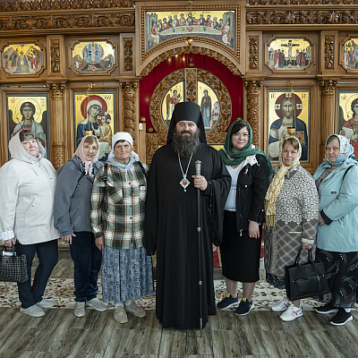 Епископ Городецкий и Ветлужский Парамон встретился с женами участников СВО
