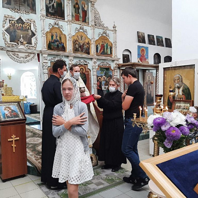 Молебен на начало нового учебного года в Шаранге