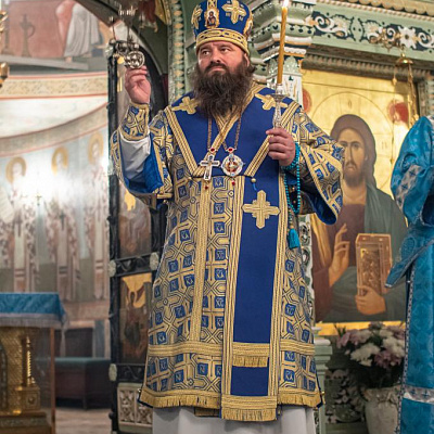 В канун Недели 16-й по Пятидесятнице епископ Городецкий и Ветлужский Парамон совершил всенощное бдение в Городецком Феодоровском мужском монастыре