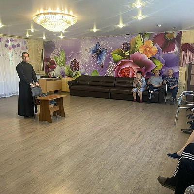 В Шахунском доме-интернате состоялась духовная встреча, посвященная преподобному Варнаве Ветлужскому