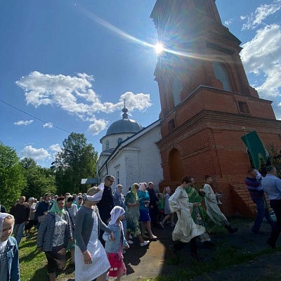 Престольный праздник в храме с. Медведево Семеновского благочиния