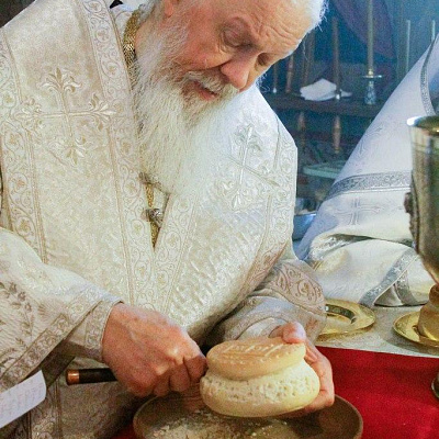 В Великую Субботу епископ Августин совершил Божественную литургию свт. Василия Великого в кафедральном соборе иконы Божией Матери Феодоровская города Городец