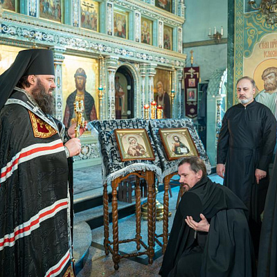 Епископ Городецкий и Ветлужский Парамон совершил вечерню с чином прощения в Городецком Феодоровском мужском монастыре