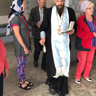 Молебен в селе Смольки Городецкого благочиния