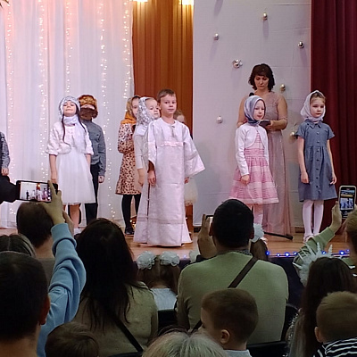 В Молитовском благочинии состоялся XIV детский фестиваль «Вифлеемская звезда»