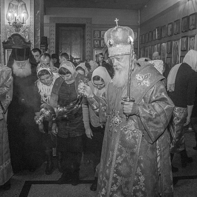 Накануне праздника Введения во храм Пресвятой Богородицы епископ Городецкий и Ветлужский Августин совершил всенощное бдение в Городецком Феодоровском мужском монастыре