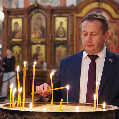 Первый заместитель главы администрации президента Республики Беларусь Владимир Перцов посетил Александро-Невский кафедральный собор Нижнего Новгорода