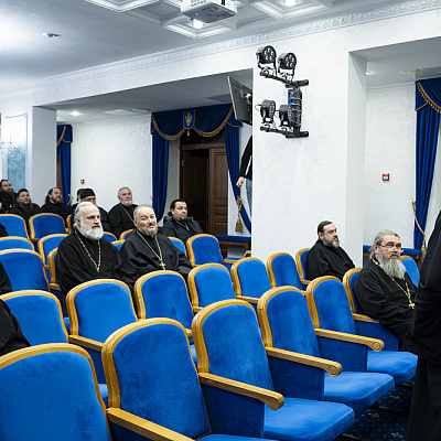 В Городецком Феодоровском мужском монастыре состоялась лекция о жизни и подвиге святителя Тихона, Патриарха Всероссийского