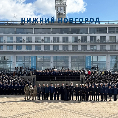 Епископ Филарет принял участие в торжественном мероприятии для первокурсников Нижегородского речного училища