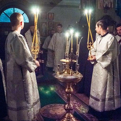 В канун праздника Крещения Господня, епископ Городецкий и Ветлужский Августин совершил всенощное бдение 