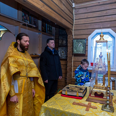 Прихожане храмов Нижегородского благочиния совершили трудническую поездку в село Большое Терюшево Дальнеконстантиновского района