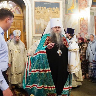 В день 80-летия настоятельницы Дивеевского монастыря митрополит Георгий совершил в обители Божественную литургию