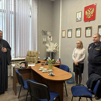 Помощник благочинного Московского округа совершил молебен и литию в нижегородской пожарно-спасательной части №25