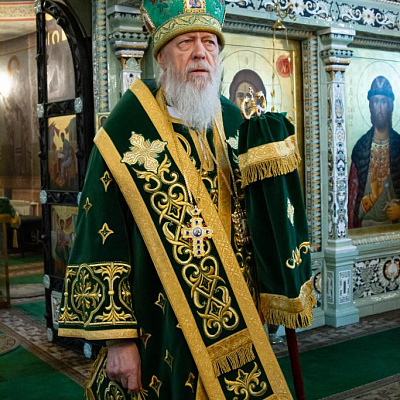 В праздник Входа Господня в Иерусалим епископ Городецкий и Ветлужский Августин совершил Божественную литургию в Городце