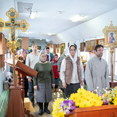Епископ Городецкий и Ветлужский Парамон совершил Божественную литургию в храме святителя Николая Чудотворца г. Городец