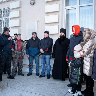 Секретарь Городецкой епархии принял участие в открытии мемориальной доски в г. Заволжье