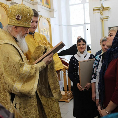 Епископ Городецкий и Ветлужский Августин совершил Божественную литургию в городе Урень