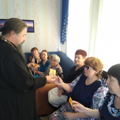 Встреча с пенсионерами в Ковернино
