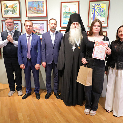 Архимандрит Тихон (Затёкин) принял участие в церемонии награждения победителей II Приволжского окружного конкурса детского рисунка