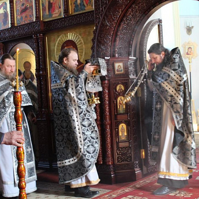 Соборное Богослужение в завершении Святой Четыредесятницы в Семеновском благочинии