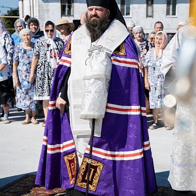 Епископ Городецкий и Ветлужский Парамон совершил чин основания храма святителя Николая Чудотворца в г. Городец