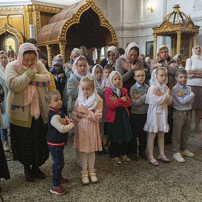 В Спасо-Преображенском соборе Сормовского благочиния состоялся праздник первой исповеди