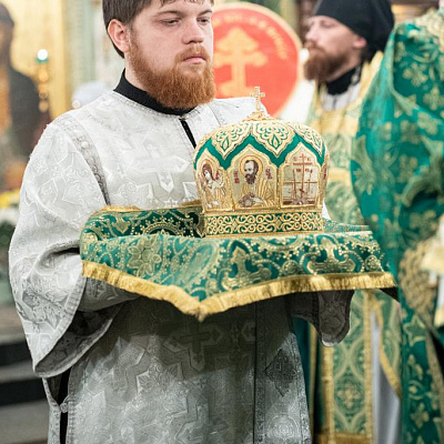 В день памяти святого благоверного великого князя Александра Невского епископ Городецкий и Ветлужский Парамон совершил Божественную литургию в Городецком Феодоровском мужском монастыре