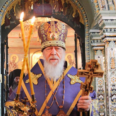 В Великий Четверток епископ Городецкий и Ветлужский Августин совершил литургию в кафедральном соборе Городца