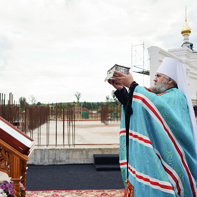 В Серафимо-Дивеевском женском монастыре состоялась торжественная встреча ковчега с десницей святителя Спиридона Тримифунтского с острова Корфу
