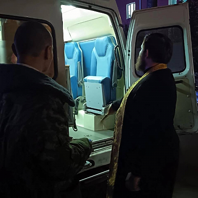 Клирик Молитовского округа освятил подстанцию скорой медицинской помощи