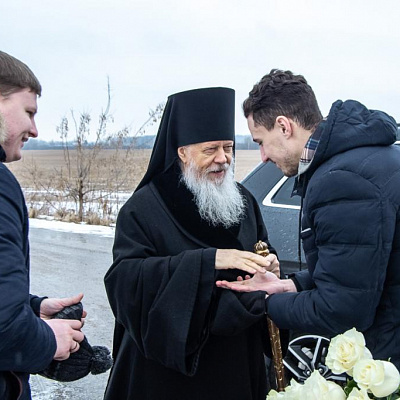 Епископ Городецкий и Ветлужский Августин совершил Чин Освящения Поклонного креста у деревни Завражное Городецкого района