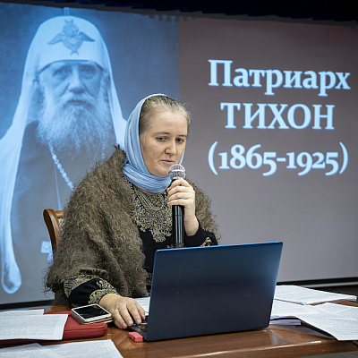 В Городецком Феодоровском мужском монастыре состоялась лекция о жизни и подвиге святителя Тихона, Патриарха Всероссийского